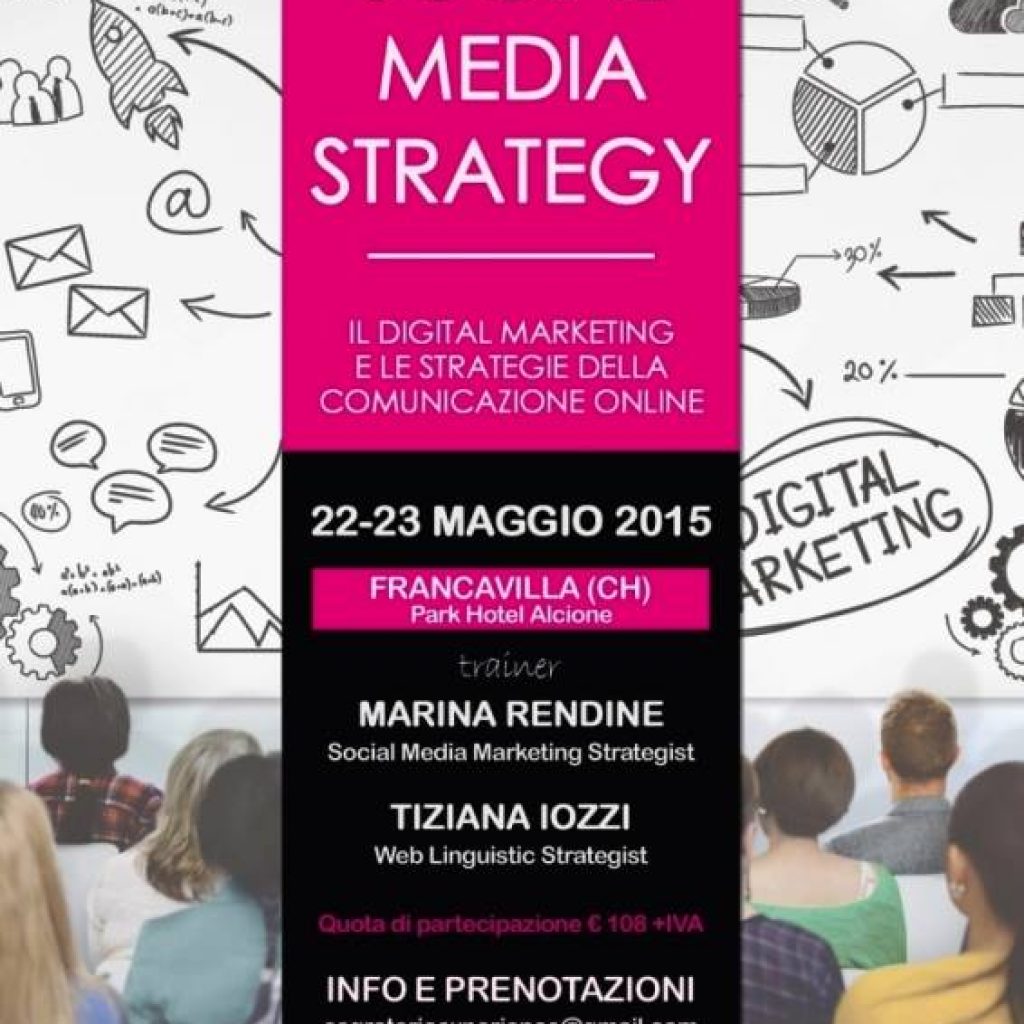 Social Media Strategy Francavilla CH 22 23 Maggio 2015